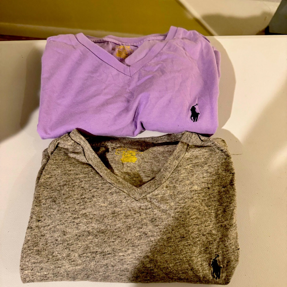 2 Polo Ralph Lauren shirts. Short Sleeve Size M